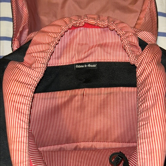 Herschel Supply Company Black Backpack with Tan Straps - Picture 7 of 8